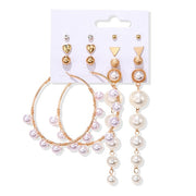 Tassel Pearl Earring Sets